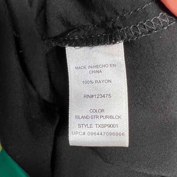 In the MIx Womens Maxi Sundress Lightweight Striped Blouson Multicolor 2X - Picture 9 of 10